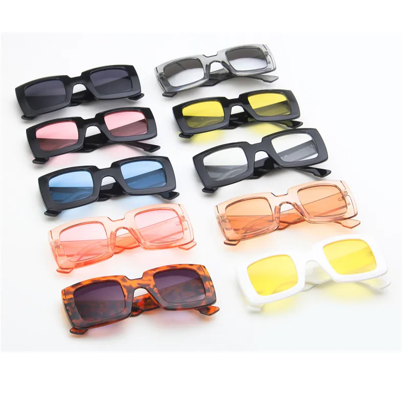 OLOEY трендовые Квадратные Солнцезащитные очки для женщин фирменный дизайн