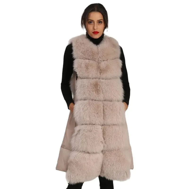 Рисунок 6 - Женский Длинный жилет из натурального Лисьего меха