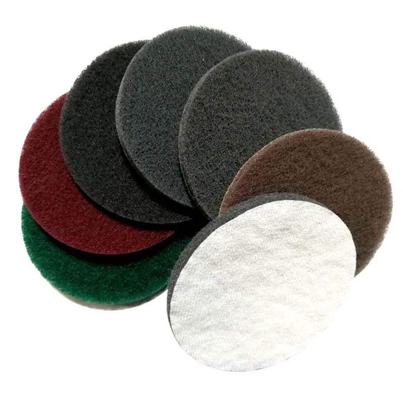 15pcs 2Inch 50mm Hook &Loop Round Industrial Cleaning Pads Nylon Polishing Pad. 