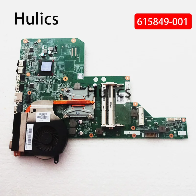Hulics оригинальный 615849 001 материнская плата для ноутбука HP PAVILION G62 CQ72 G72 CQ62 DDR3