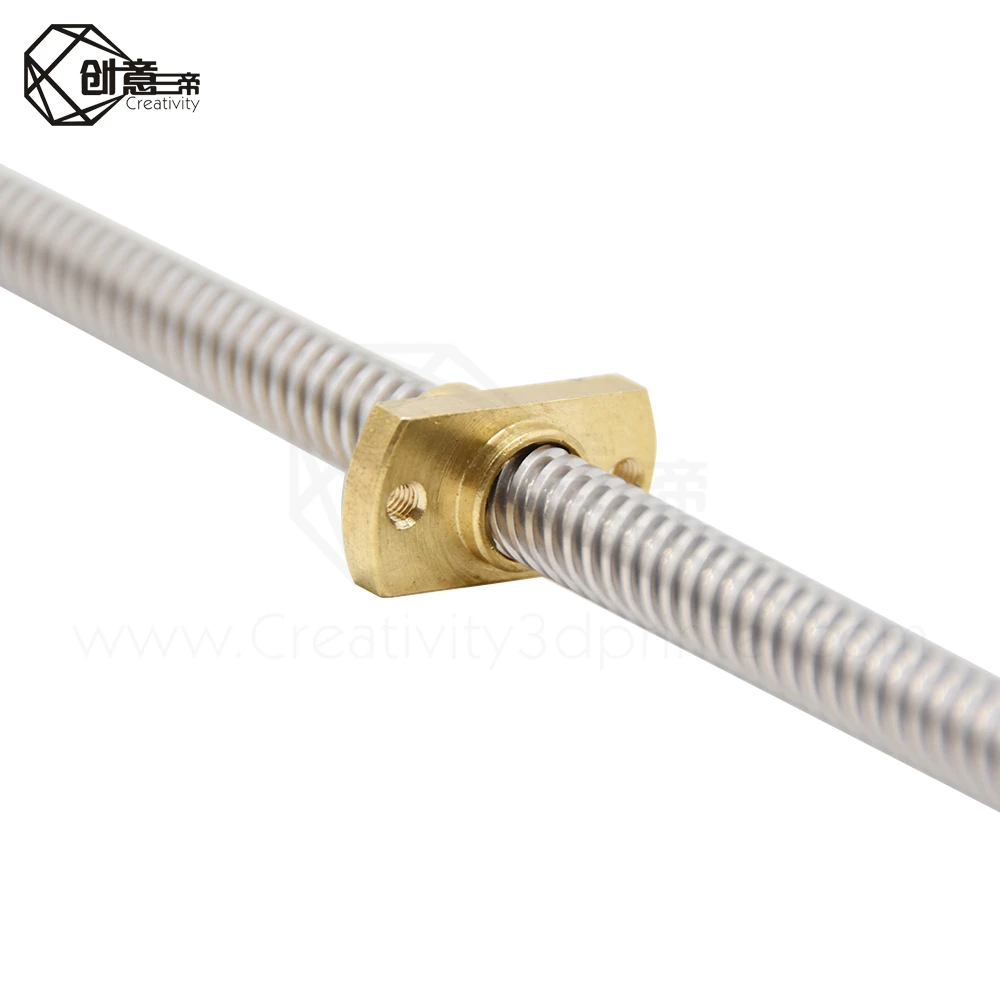 1PC Lead 8MM 365/400/515MM Ender-3 V2 Z axis Rod Screw+brass nuts for Ender6 CR-10S CR-10 CREALITY 3D Printer Parts | Компьютеры и