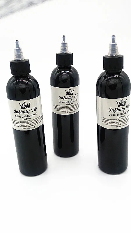 Оригинальные чернила для татуировок большая емкость профессиональные черные 249