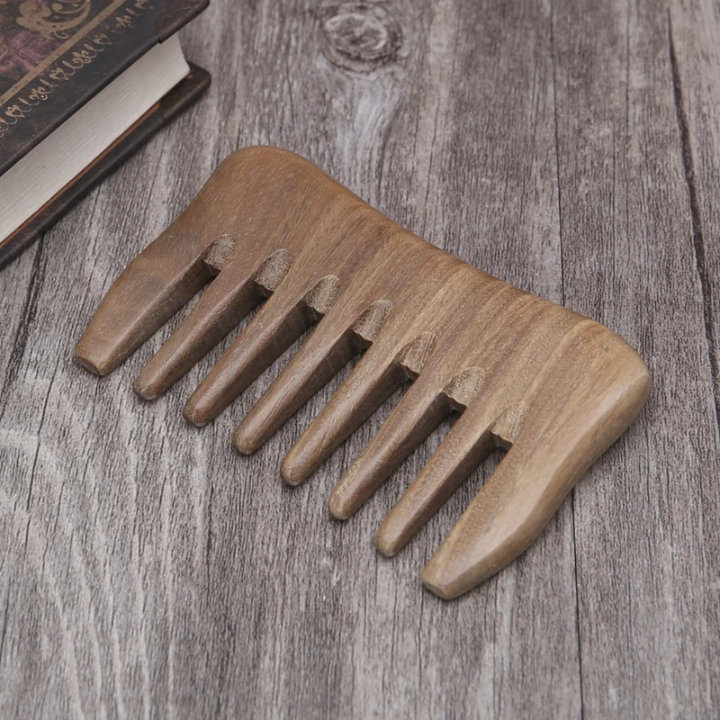 Расческа из натурального дерева деревянная расческа для волос с широкими