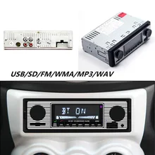 Авто Стерео FM ретро радио ЖК-экран Автомобильный 12 в MP3 плеер Bluetooth стерео MP3 USB AUX WAV FM частота модуляции функция