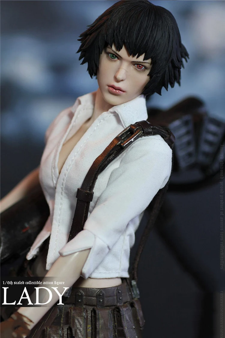 Леди DMC III полный набор экшн Коллекционная в наличии DMC302 1/6 весы рисунок головы