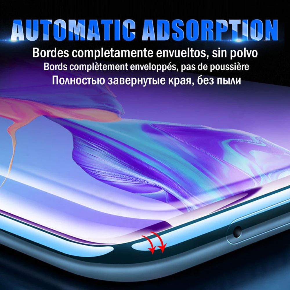 2pcs soft full cover hydrogel film for huawei mate 9 10 20x 20 lite protective film mate 30 pro phone screen protector not glass free global shipping