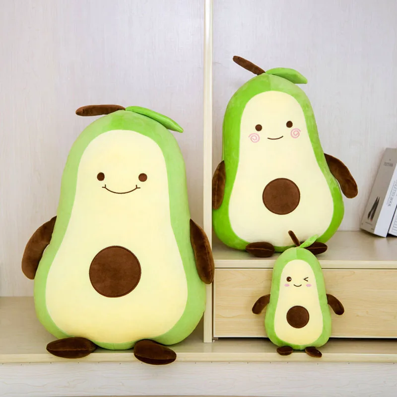 Милая плюшевая игрушка авокадо 24/45/60 см наполненная кукла подушка Детский