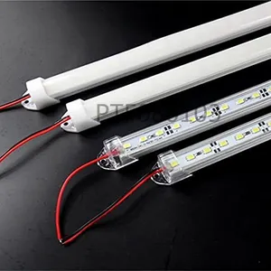 5-10 шт. * 50 см DC12V SMD 5730 Светодиодная Жесткая светодиодная лента, алюминиевый корпус + крышка ПК, светодиодный светсветильник льник 5730