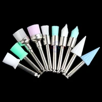 dental lab flat polishing prophy brushes mixed polish for teeth polisher instrument cup dentist tool
