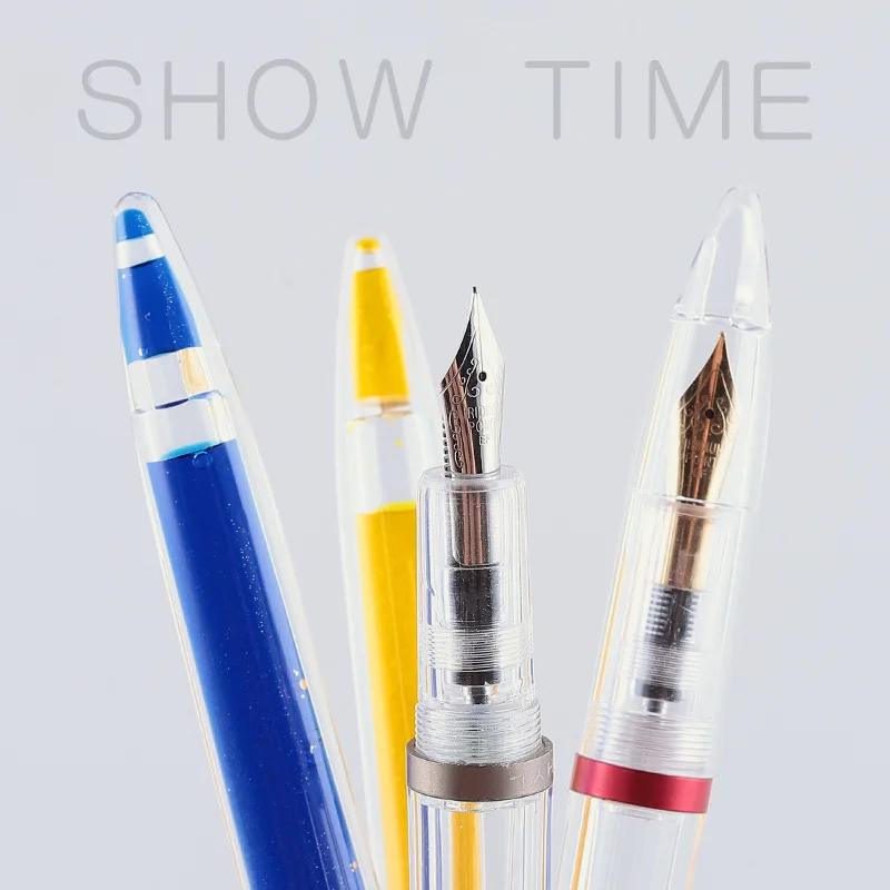 Перьевая ручка марочные прозрачный пипетка перьевая 0 38 мм 5 для рисования