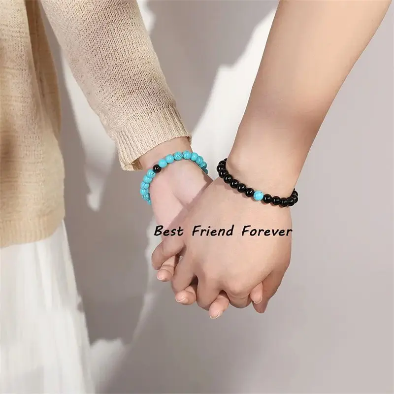 Браслет с бусинами для мужчин и женщин ювелирное изделие из натурального камня 8