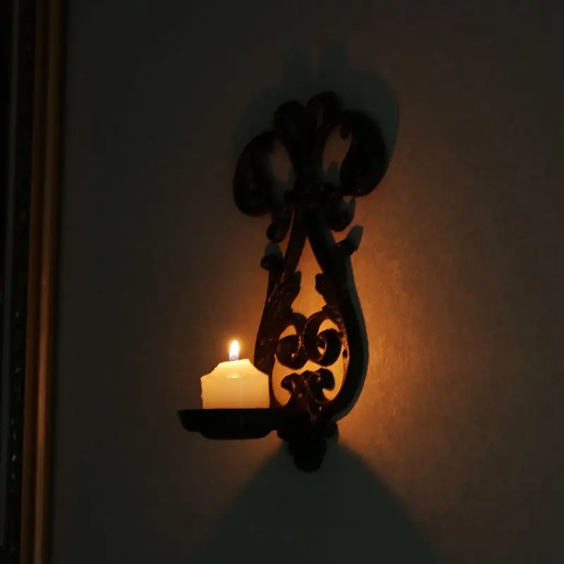 JD Европейский Стиль подсвечник чугунный настенный ретро двор дома украшения