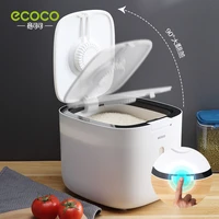 ecoco 510kg kitchen nano bucket insect proof moisture proof sealed rice bucket grain pet food storage container rice box