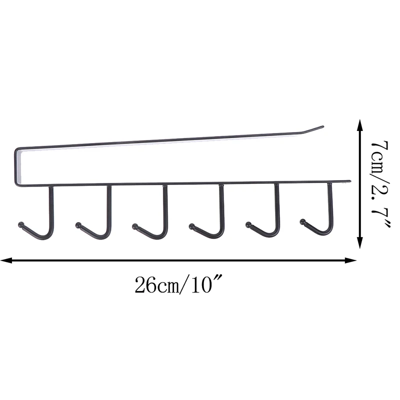1 шт. Железный Многофункциональный подвесной крючок для шкафа полки полотенец