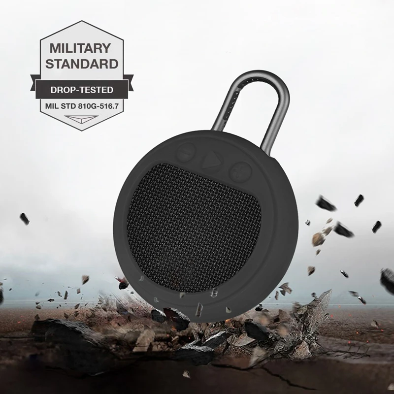 Силиконовый чехол накладка с подставкой для JBL CLIP 3 защитный портативный Bluetooth