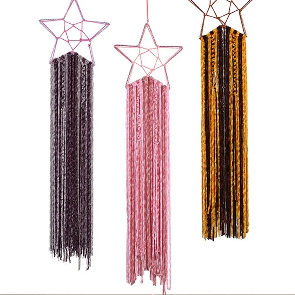 

Cotton Rope Ornament Five-pointed Star Pendant Hand-woven Dream Catcher Pendant Home Decoration