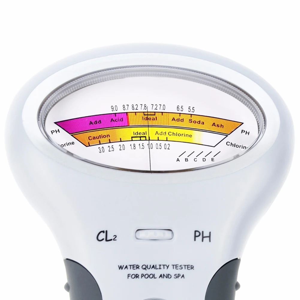 

Portable Measuring Tools Water Quality Swimming Pool Hot Tub PH Tester Meter Handheld Outdoor Beach For CL2 Spa Home Aquarium