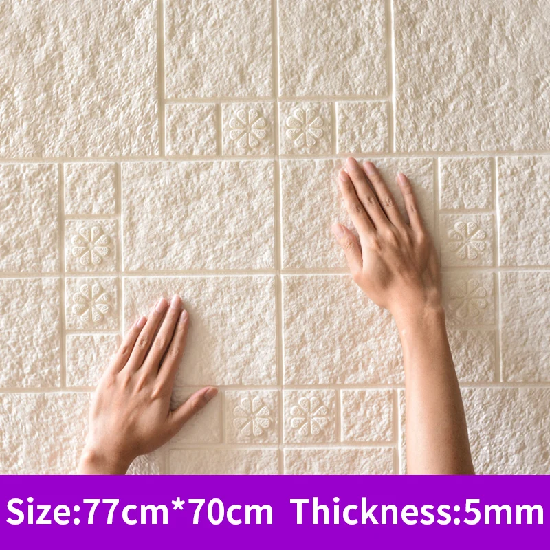XPE мягкий дизайн домашний декор 3d пенопластовая настенная наклейка для спальни