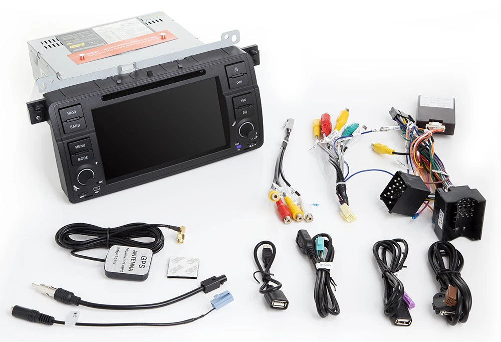 Восьмиядерный Android 9 автомобильный DVD видео мультимедийный плеер GPS для BMW E46 M3 с