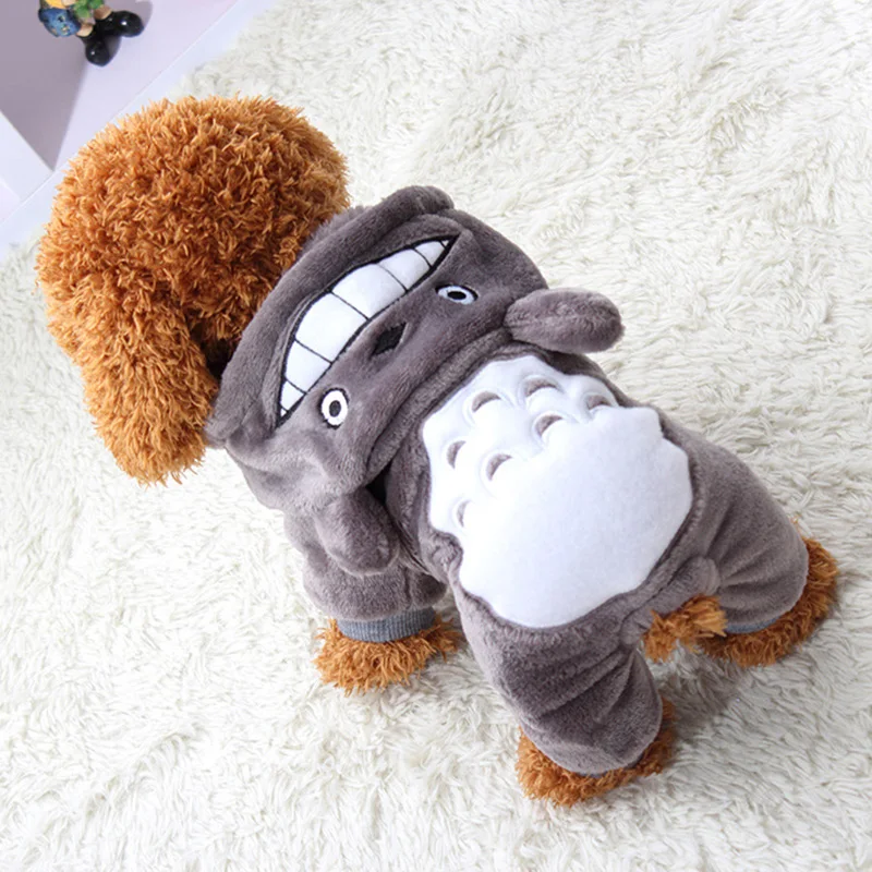 

Pet Dog Cat Clothes Cartoon Puppy Costumes Autumn Winter Clothing for Small Dogs Chihuahua Yorkie Outfits Warm Soft Fleece