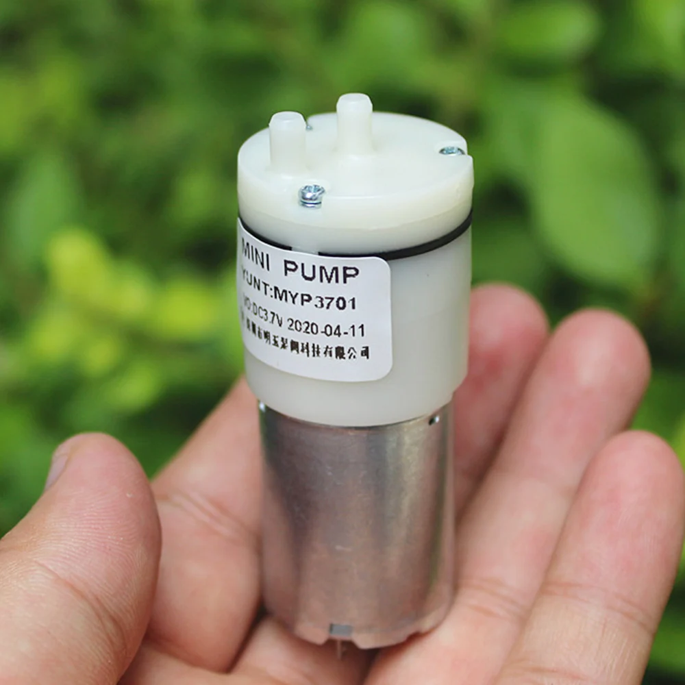 

Vacuum Pump DC 3V 3.7V 5V 370 Motor Small Negative Pressure Air Pump Self-priming Pump Aquarium Fish Tank USB Silent Oxygen Pump