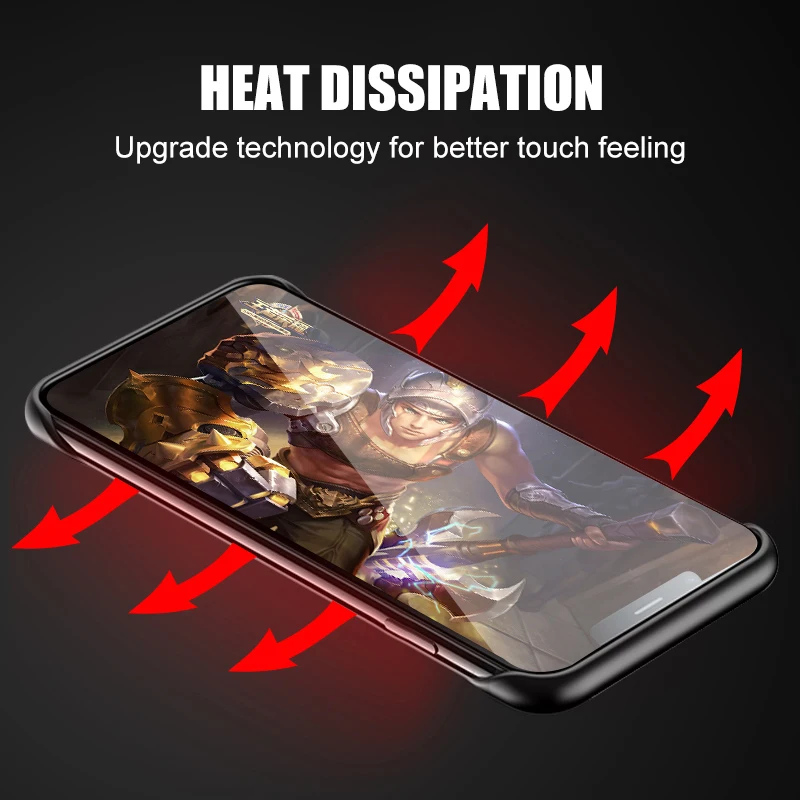 Чехол для Xiaomi Redmi Note 9S Прозрачный ударопрочный жесткий чехол-рамка без рамки с