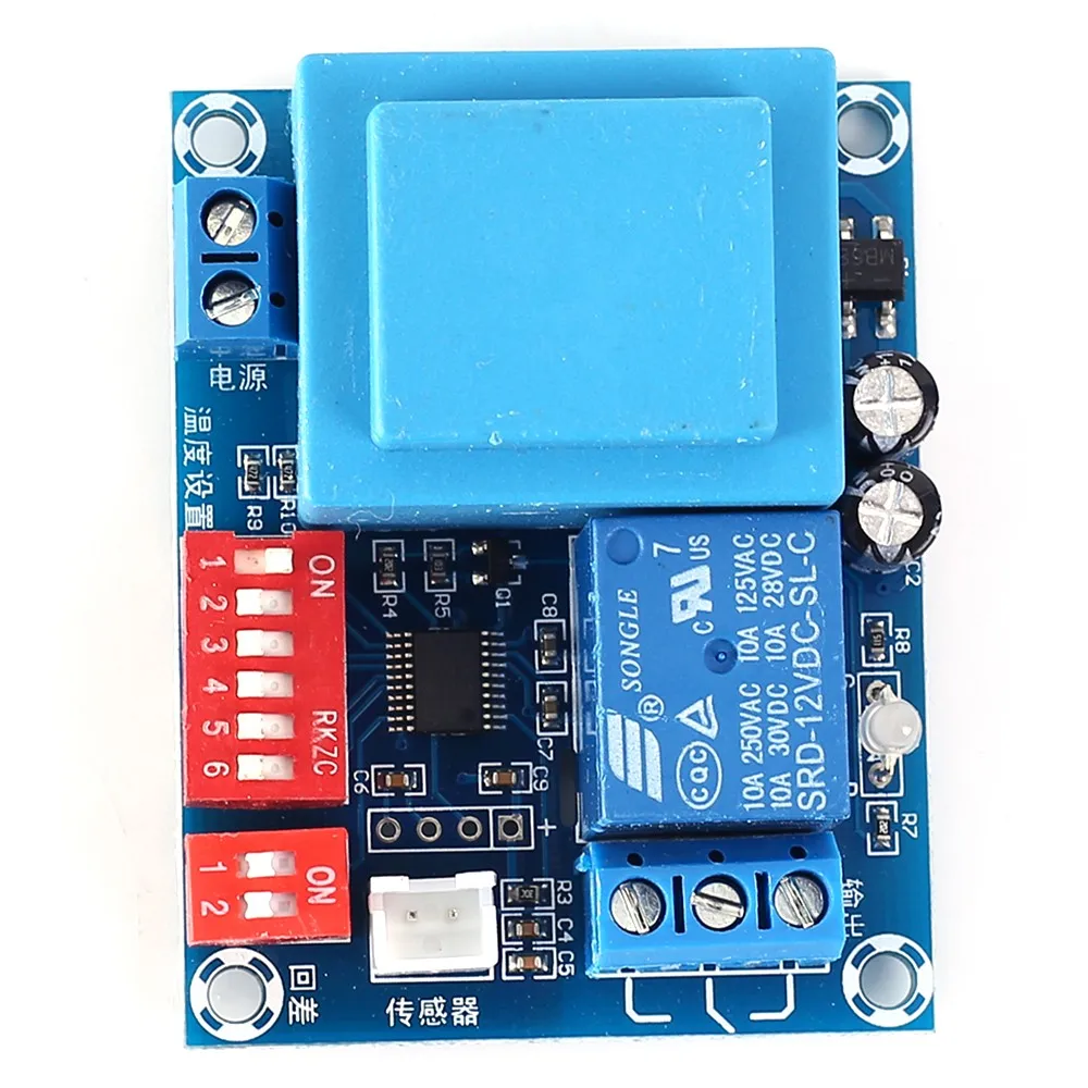 Adjustable Temperature Controller AC 220V NTC Sensor -25-100 Celsuis Switch Control | Электронные компоненты и