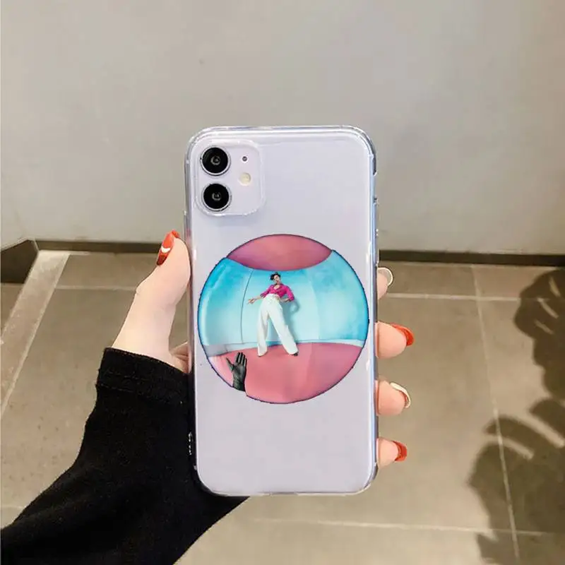 

Harry Styles love on Tour 2020 Phone Case Transparent for iPhone 11 12 mini pro XS MAX 8 7 6 6S Plus X 5S SE 2020 XR