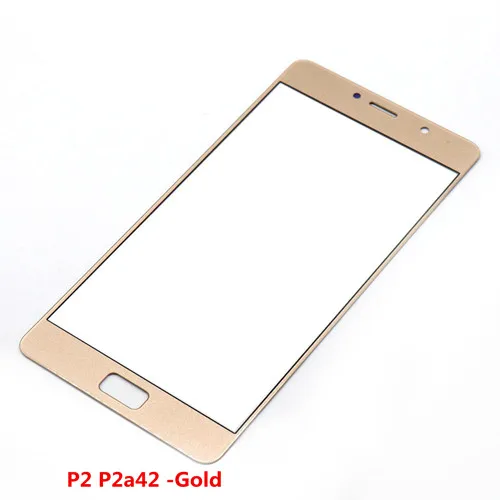 p2 P2a42 P2c72 Gold Для lenovo vibe p2 P2a42 P2c72 переднее Сенсорное Стекло Замена объектива Черное золото vibe P1 P1c72 P1a42 P1c58 дигитайзер - Цвет: p2 P2a42 P2c72 Gold