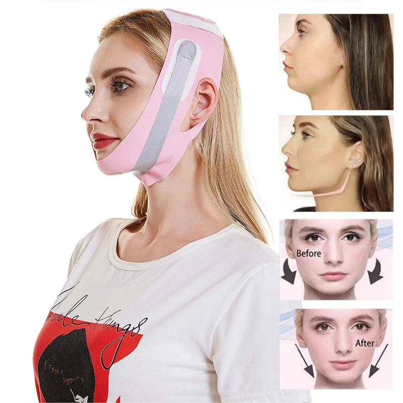 

Face lifting Strap for Women V-Line Facial lift Bandage Sculpt Bandage Double Chin Reducer Chin Up Slimming Strap Fixed Belt