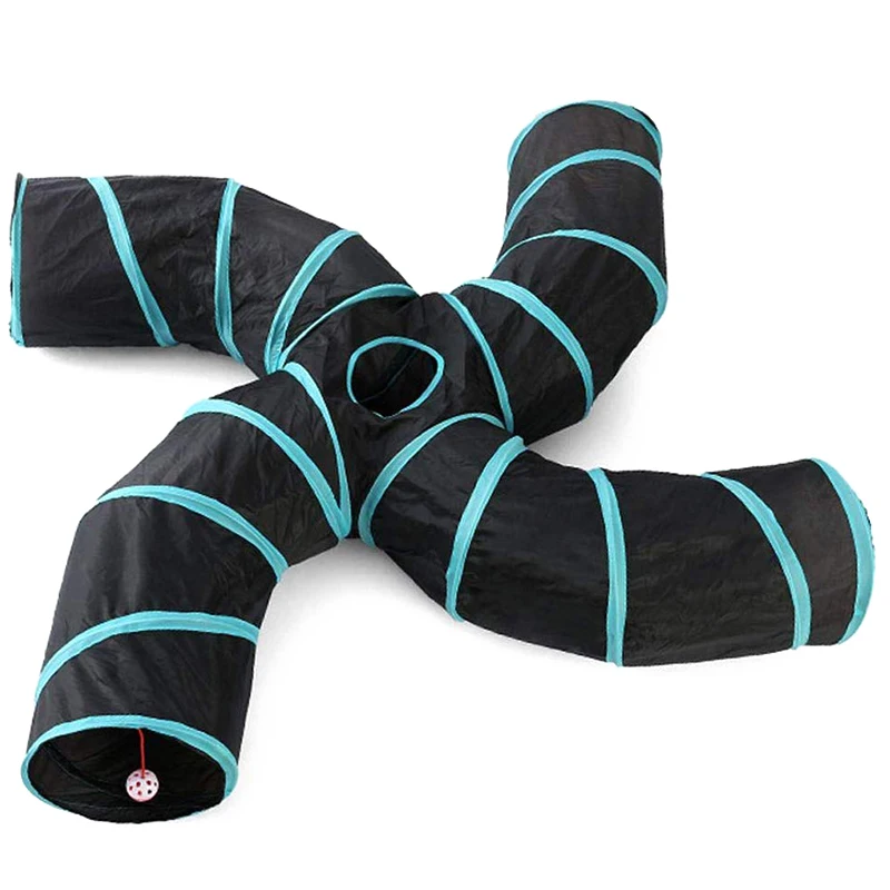 Игрушки для кошек туннелей 4 способа складные туннели в помещении трубы с сумкой