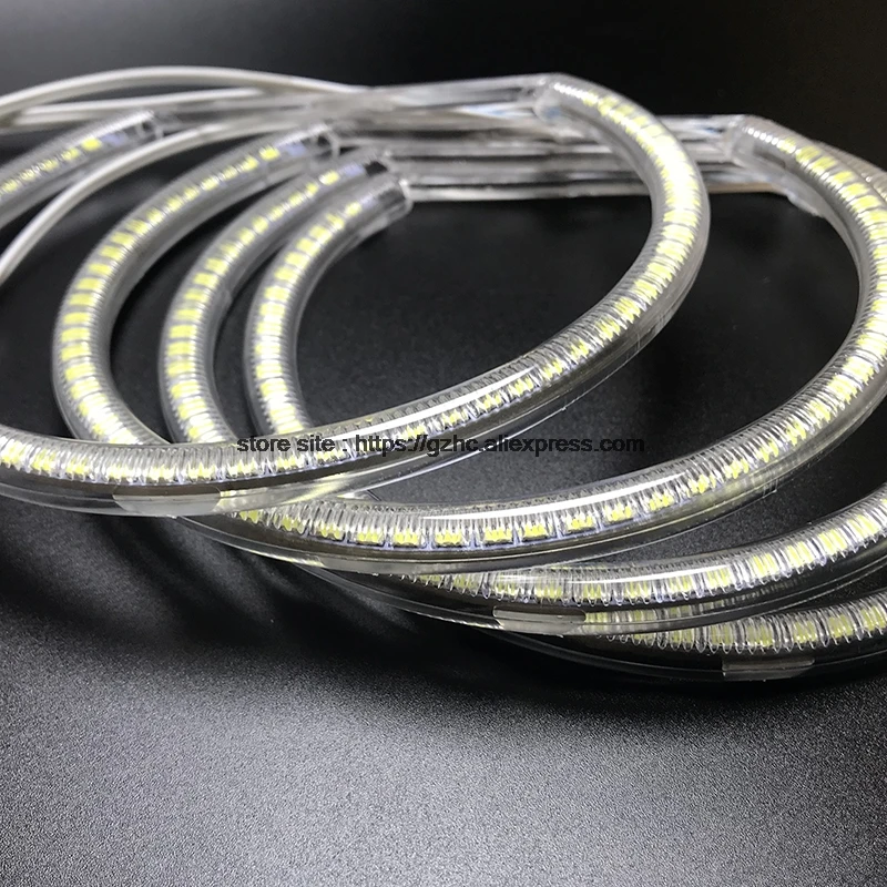 HochiTech ультра яркий SMD белый светодиодный angel eyes halo Кольцо Комплект дневного света DRL для Toyota X100 Chaser 1996-2001 6th