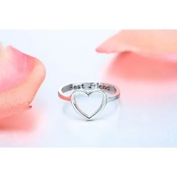 

Best Friends Best Friends Open Heart Ring R427 In 14k Gold