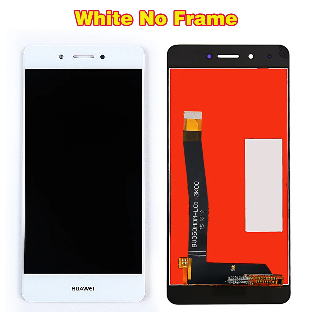ЖК-дисплей для huawei Honor 6C DIG-L01/Nova Smart DIG-L21 DIG-L21HN кодирующий преобразователь сенсорного экрана в сборе рамка с бесплатными инструментами - Цвет: White No frame