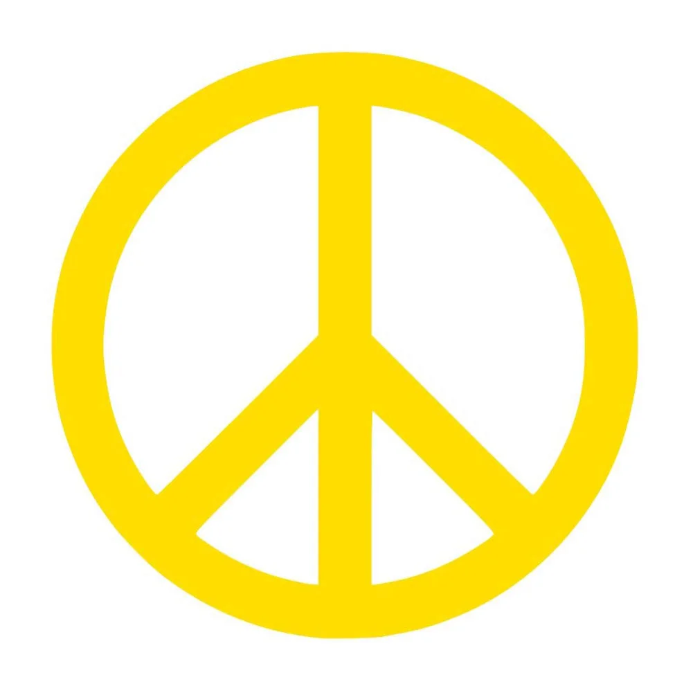 1 шт. Знак Мира Символ Автомобиля тела окно светоотражающие наклейки украшения