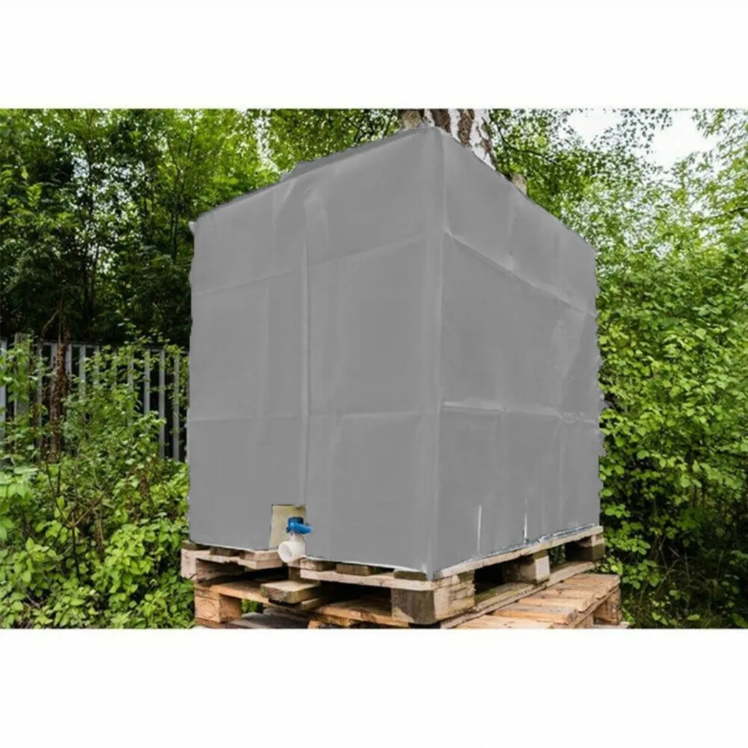 

Liters Ton Bucket Rain Cover Outdoor IBC Water Tank Cover Bucket Protection Cover Outdoor Patio Protection 1000 Rain Fashion