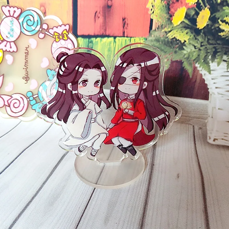 Аниме Тянь Гуань Ci Fu небольшой дисплей стенд фигурка модель пластина Держатель