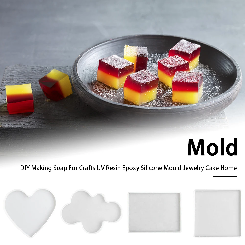 Многоразовые DIY Изготовление для поделок мыло контейнер силиконовая форма