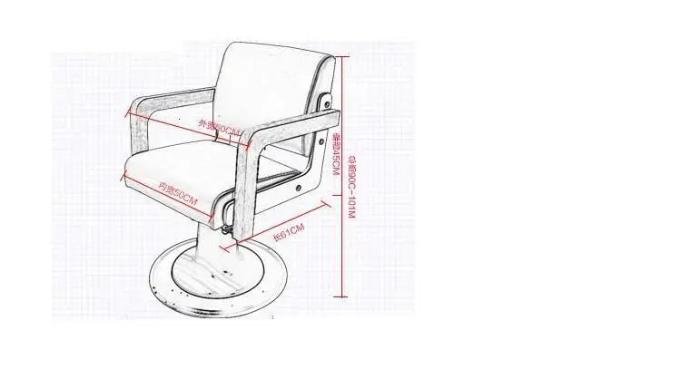Cabeleireiro Barberia макияж Kappersstoelen мебель салон красоты де Belleza Парикмахерская Barbearia Cadeira Silla парикмахерское кресло