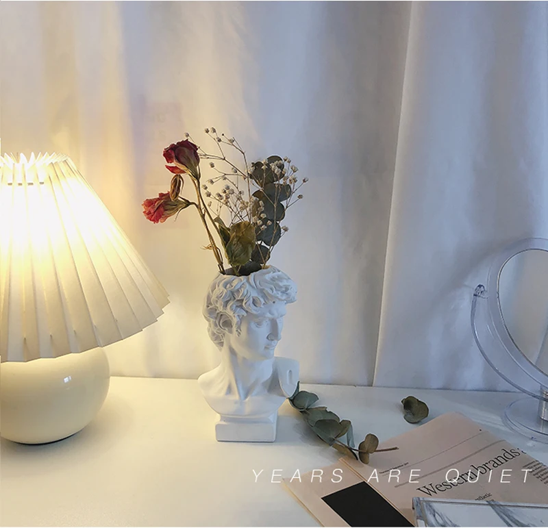 Греческой фигурка David головные портреты бюст мини гипсовая статуя Скульптура