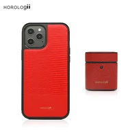 horologii monogram luxury premium lizard pattern red phone case for iphone 12 13 pro max 11 x xs xr accessories dropship