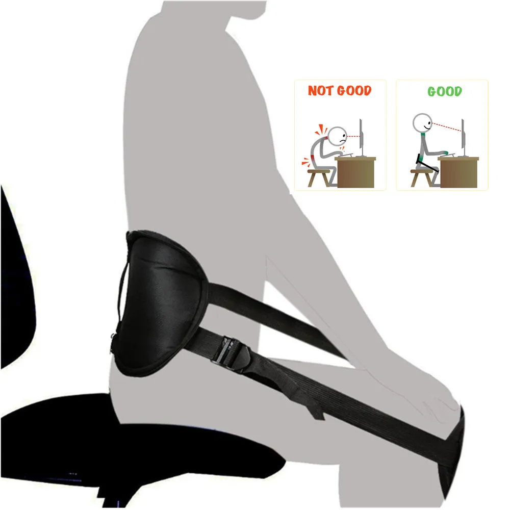 Портативный Пояс для коррекции осанки взрослых регулируемый пояс поддержки