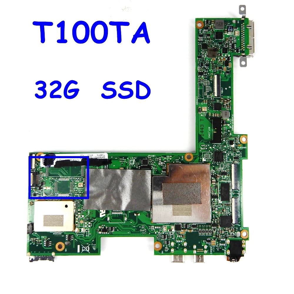 

Материнская плата T100TA 32 Гб SSD для планшета Asus Transformer T100TA материнская плата 32 Гб SSD Atom 1,33 ГГц процессор Rev 2,0 100% протестированная работа