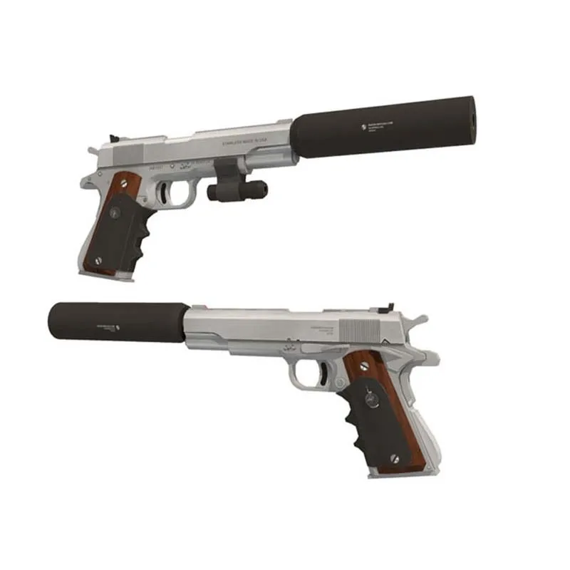 1:1 M1911 бумажная модель пистолета DIY 3D бумажные игрушечные модели карточки