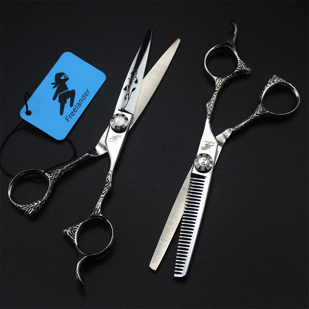 Профессиональные ножницы для волос 6 0 дюйма парикмахерские набор парикмахерских