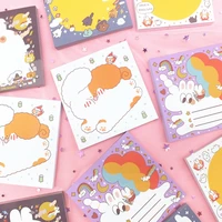 80 sheetslot cute cartoon animal loose leaf memo pads kawaii deco sticky notes notepad bookmark gift stationery