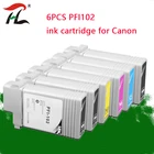 Картридж с чернилами PFI102 PFI 102 для Canon IPF500 IPF510 IPF600 IPF610 IPF700 IPF710 IPF605, 6 шт.
