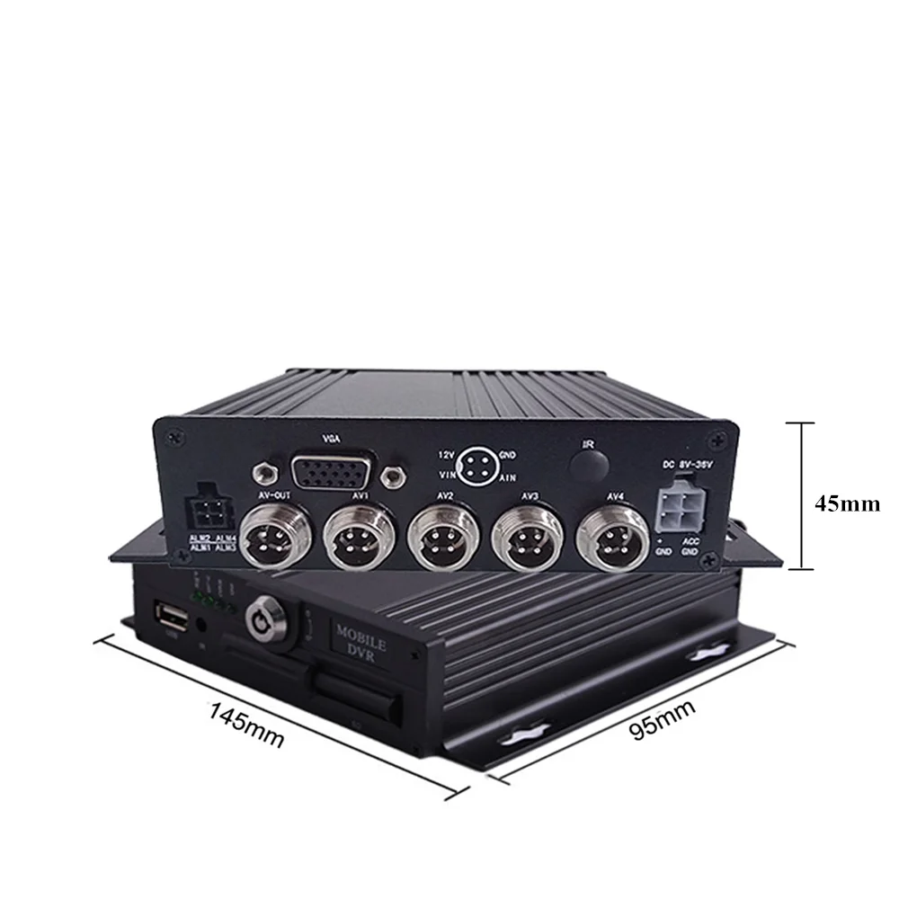 H.264 программное обеспечение 4 канал MDVR автобусный Автомобильный видеорегистратор
