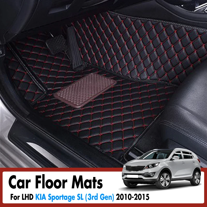 Автомобильный коврик для KIA Sportage SL (3rd Gen) 2010 2011 2012 2013 2014 2015 Противоскользящий