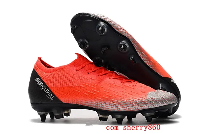 Мужские футбольные бутсы Superfly VI 360 LVL UP Elite SG AC высокие футбольные бутсы CR7 футбольные бутсы scarpe calcio - Цвет: 12
